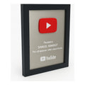 Quadro Placa Youtube Personalizado Inscritos + Nome Do Canal