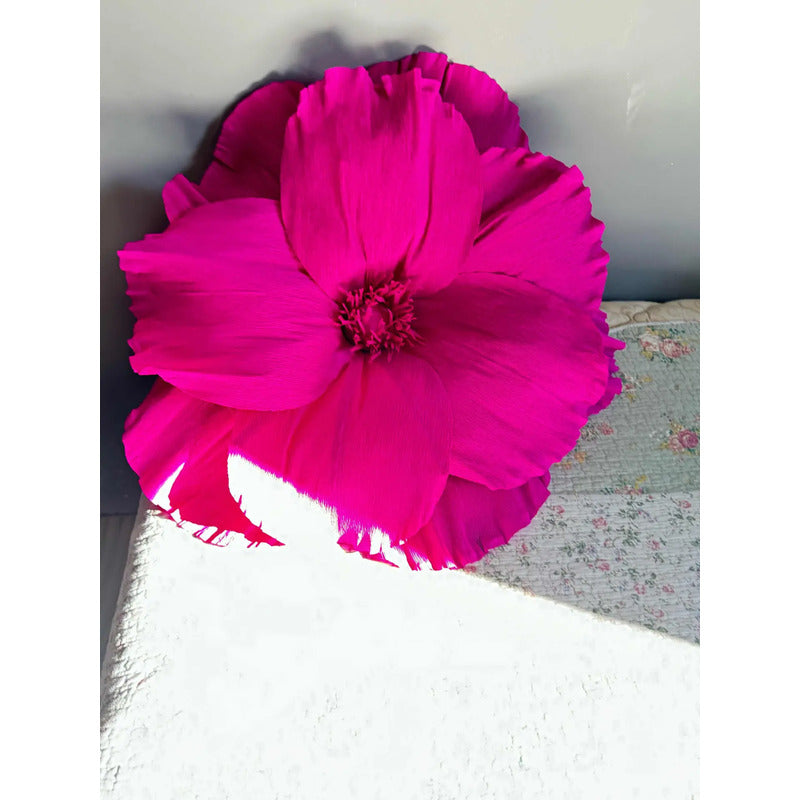 Flor Gigante Decorativa Vermelho