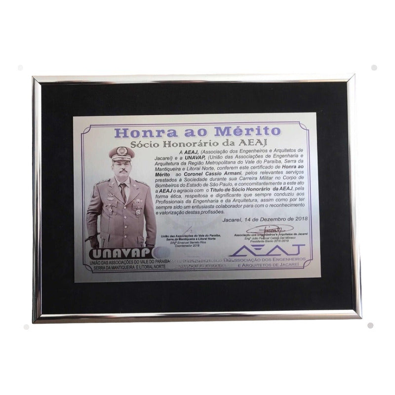 Placa De Inox 30x20