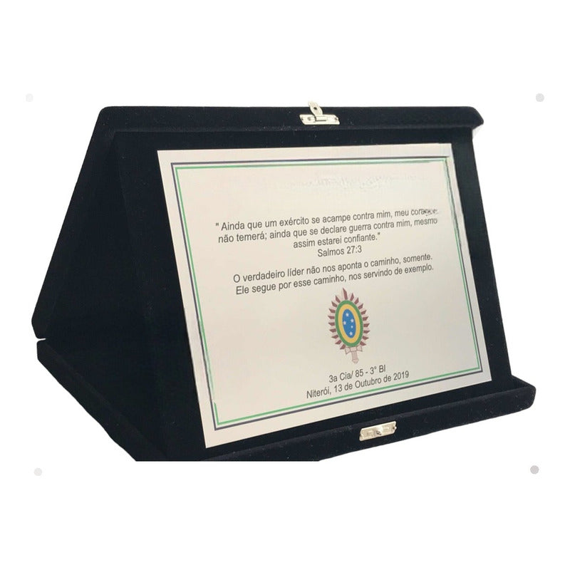 Placa De Homenagem Exército / Marinha / Aeronáutica