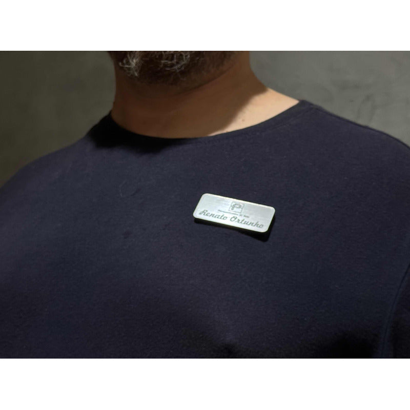 10 Botons Personalizados, Pins Prateado Personalizado