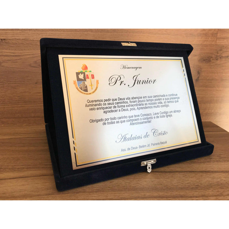 Placas De Homenagem Professor, Homenagear