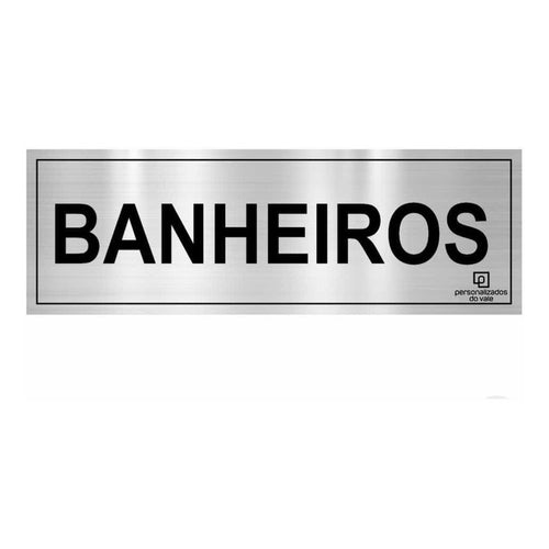 4 Placas De Identificação Em Inox