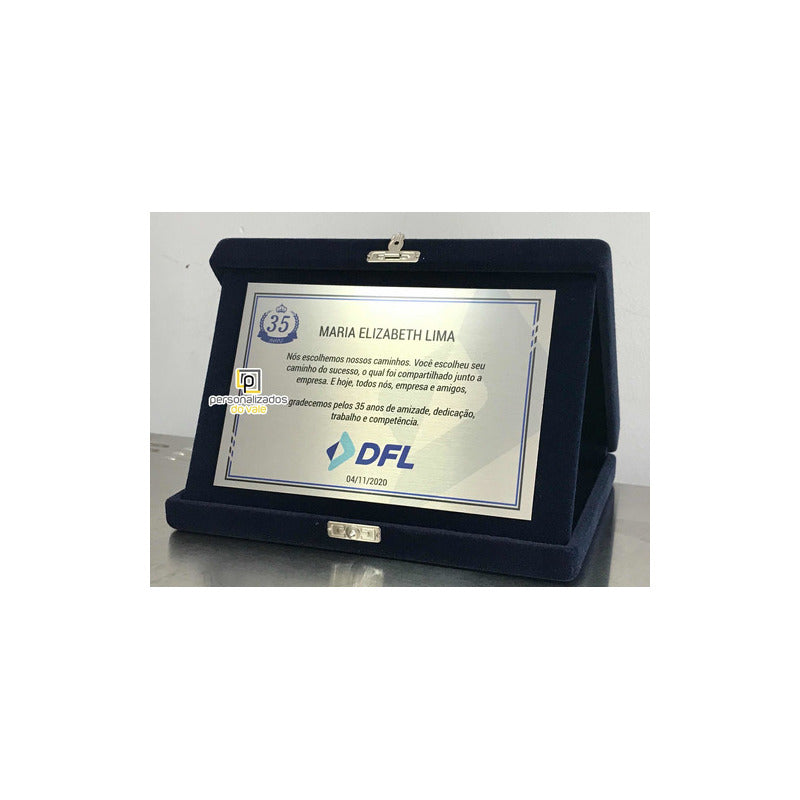 Placa Agradecimento