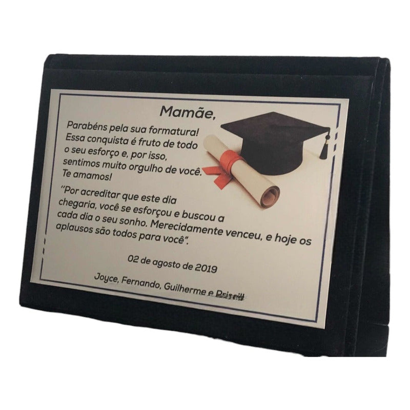 Placa Homenagem Nascimento Placa