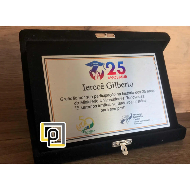 Placa De Homenagem Personalizados Do Vale