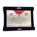 Placa De Homenagem Aço Inox