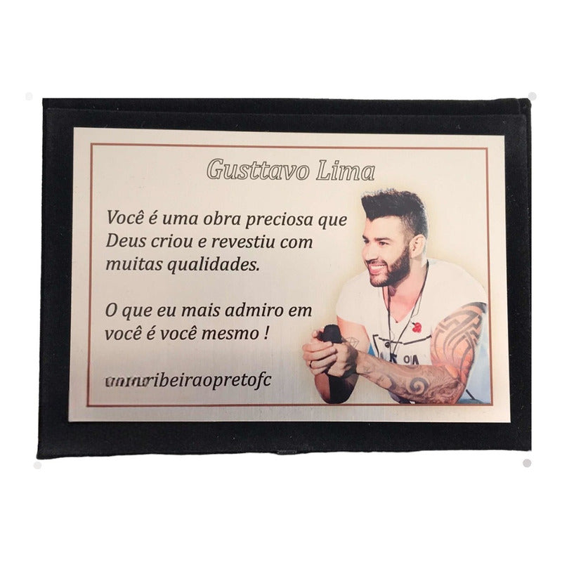 Placa De Homenagem Com Foto, Placa Para Presente Com Foto
