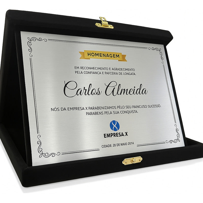 Placas De Homenagem