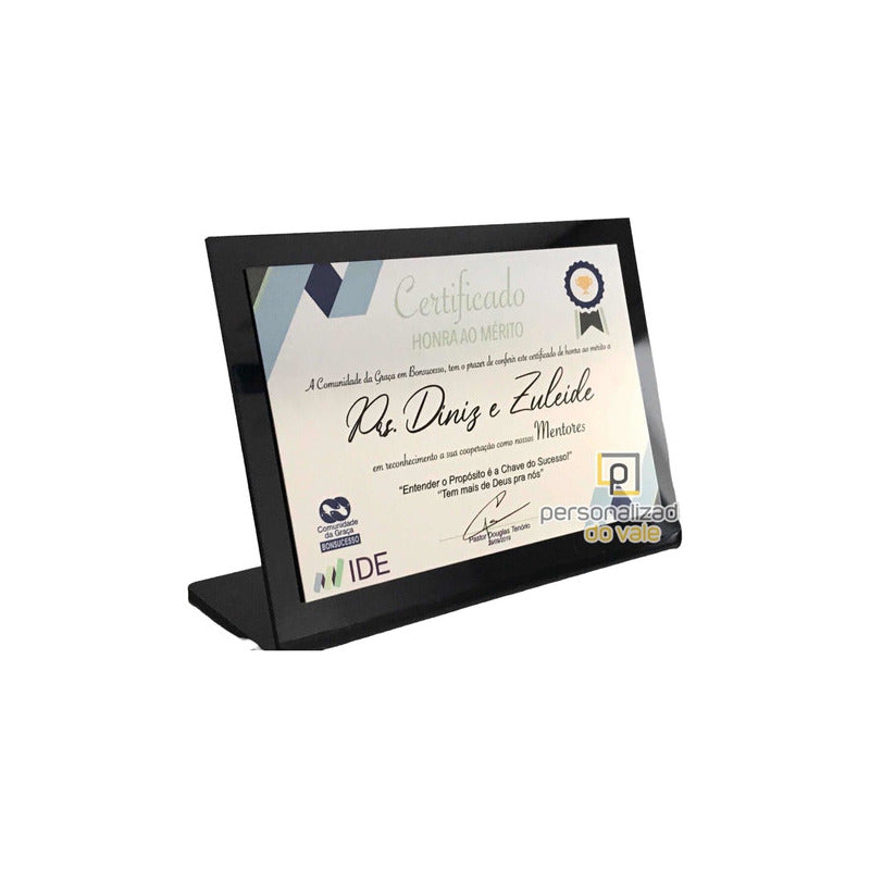 Placa Em Inox Display
