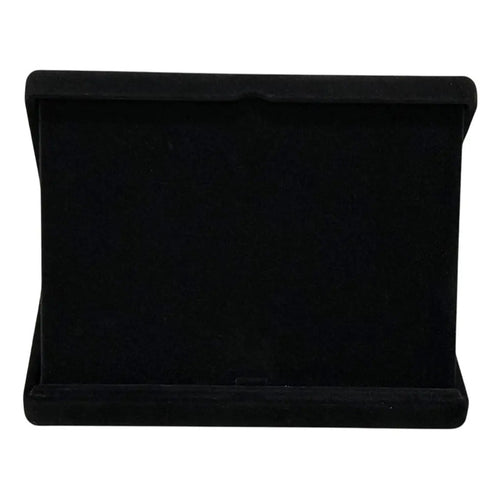 Estojo De Veludo P/placa De Homenagem 18x12cm C Aba - Preto
