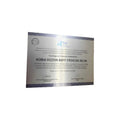 Placa Em Aço Inox 30x20