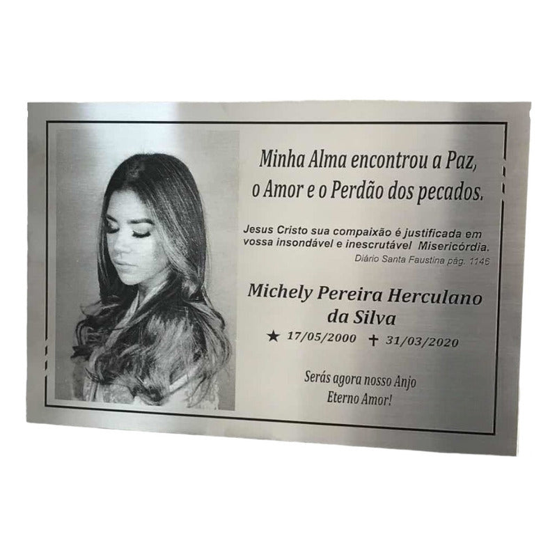 Placa Finados
