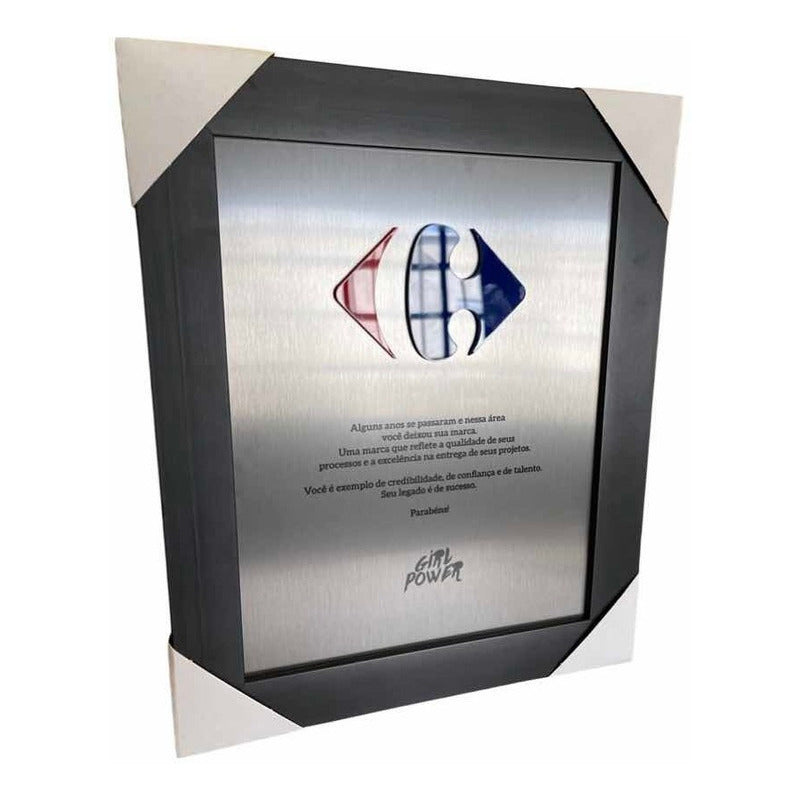 Placa Personalizada No Quadro Personalizada
