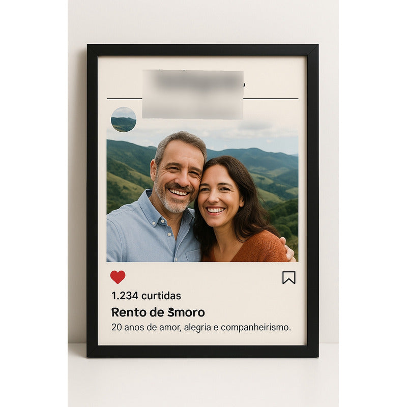 Moldura Instagram Personalizada Com Foto E Frase