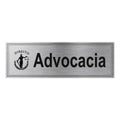 Placa Advogado, Médico, Nutricionista, Escritório