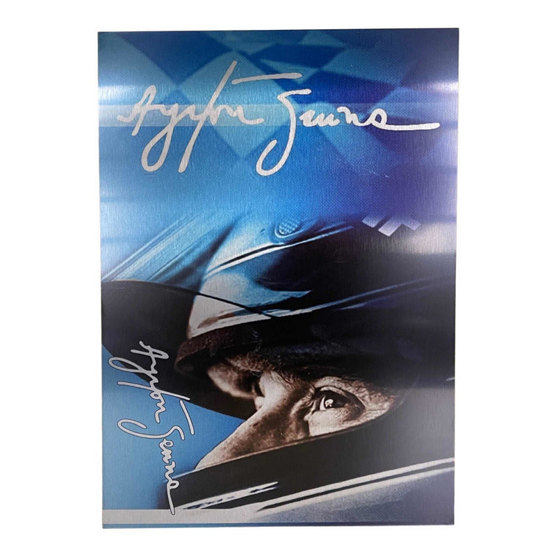 Placa Ayrton Senna - Aço Inox Ayrton Senna