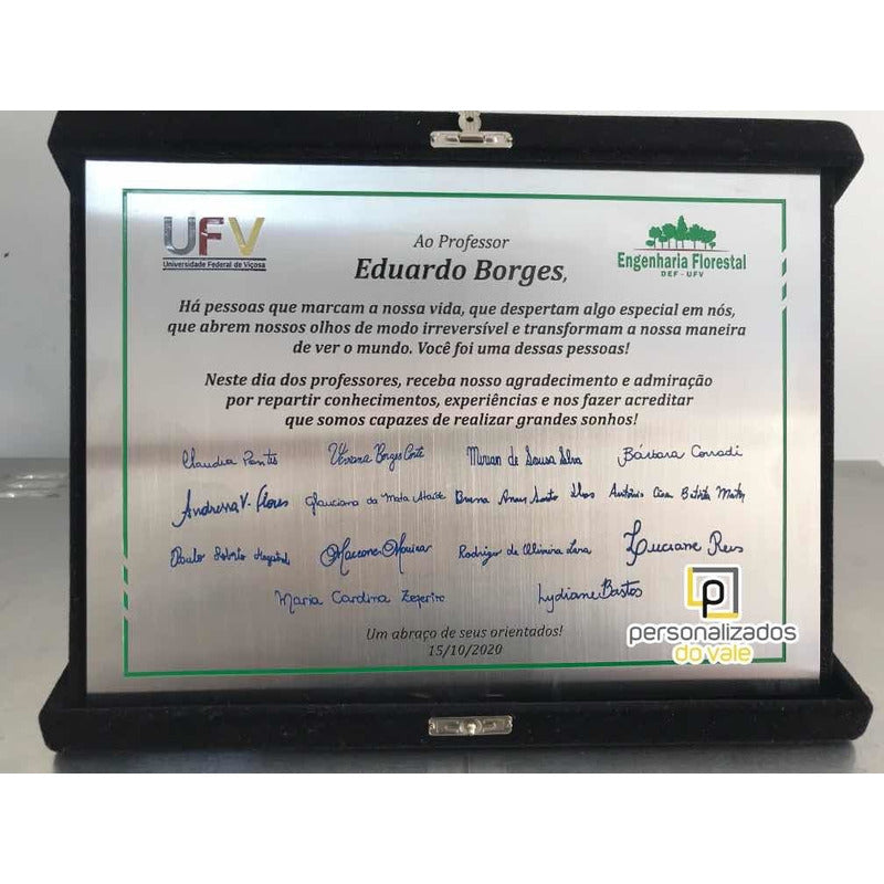 Placa Comemorativa