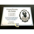 Placa Para Túmulo, Lápide, Cemitério Retangular Com Moldura