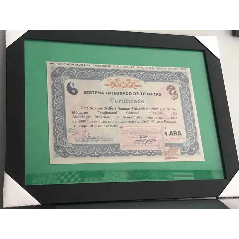 Placa Comemorativa Em Inox No Quadro