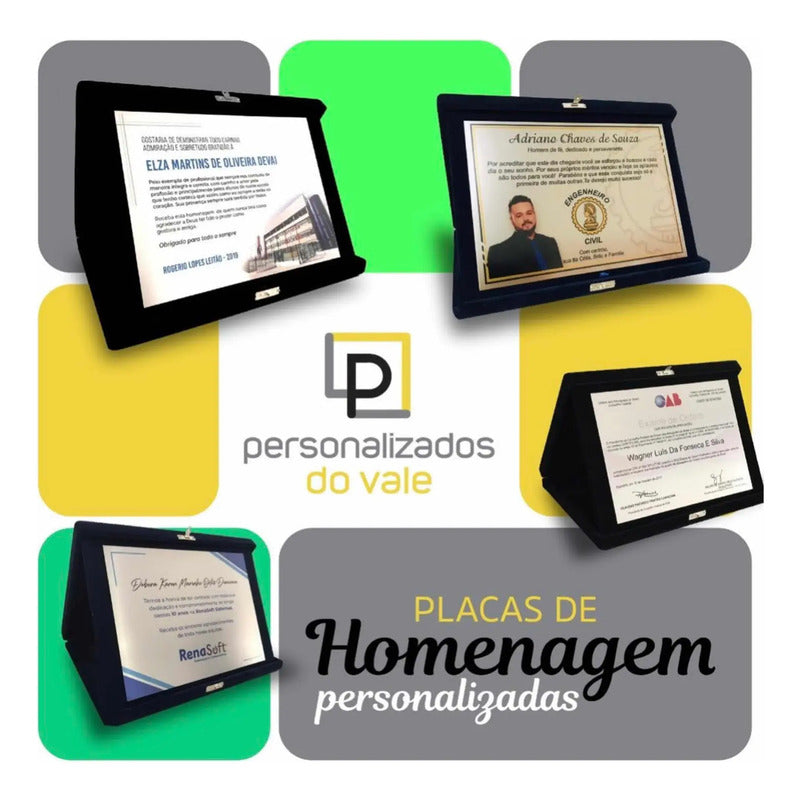 Placas De Homenagem
