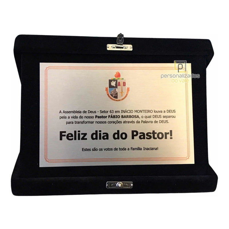 Placa Dia Do Pastor