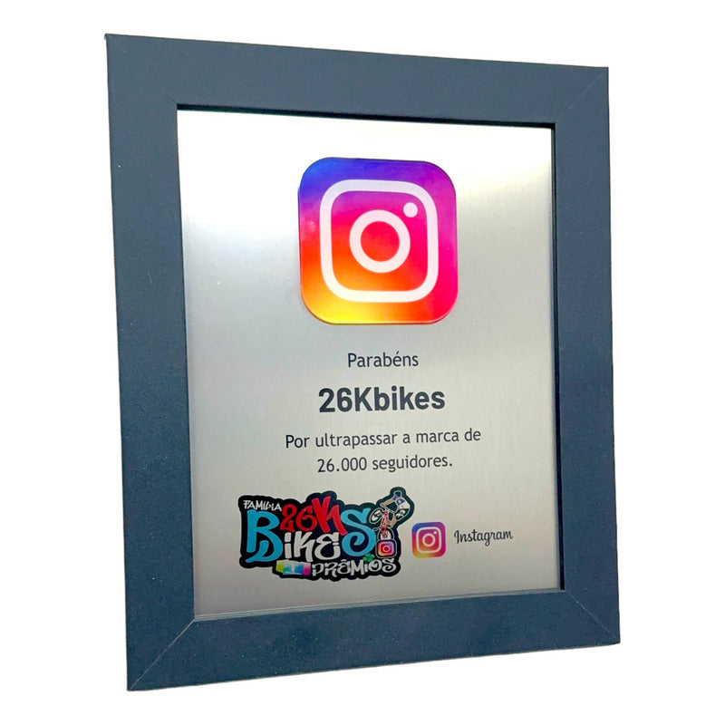 Placa Inscritos Instagram Instagram