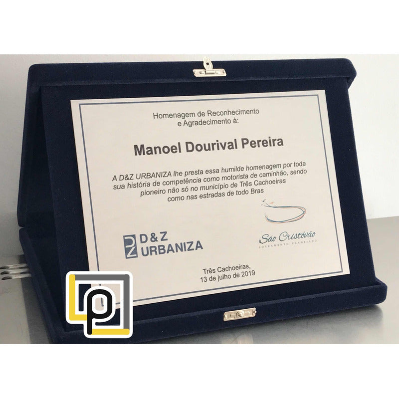 Placa Homenagem Placa De Homenagem