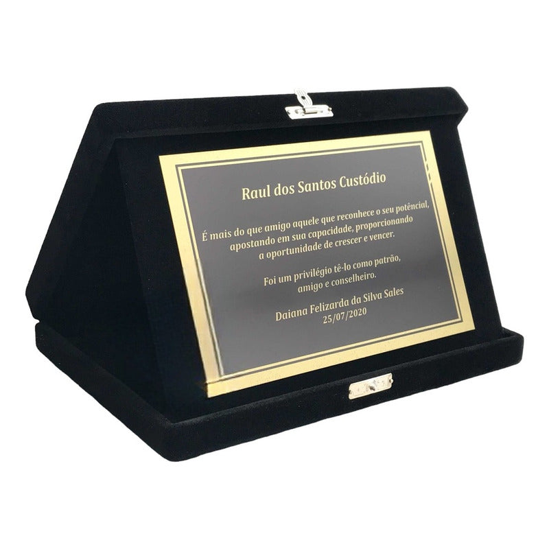 Placa De Homenagem Empresa Placa De Homenagem