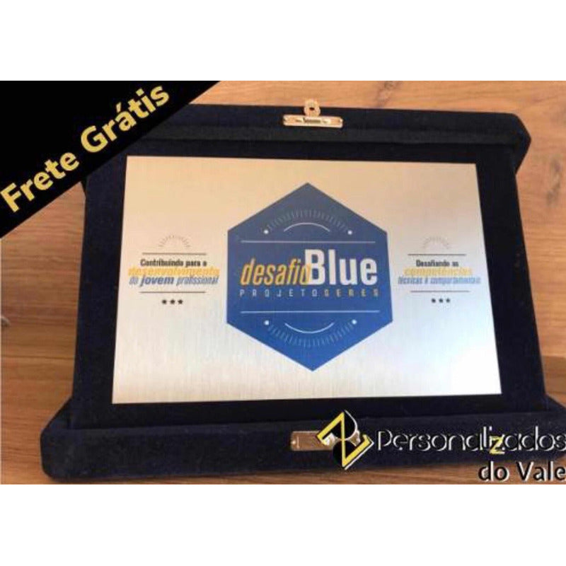 Placa Comemorativa Placa De Homenagem