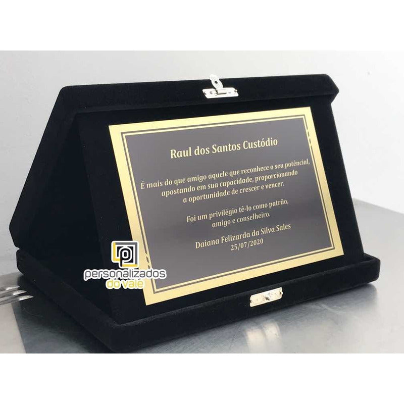 Placa De Homenagem, Pai, Mãe, Avós Placa Homenagem