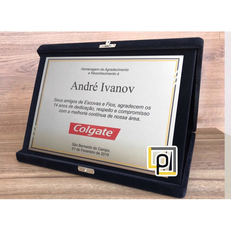 Placa De Homenagem Empresa Placa De Homenagem