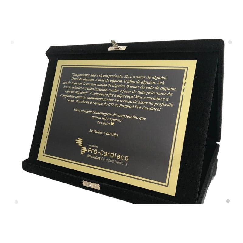 Placa De Homenagem, Pai, Mãe, Avós Placa Homenagem