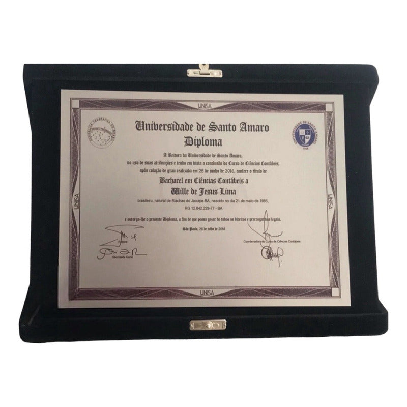 Placa De Homenagem - Certificado Placa De Homenagem