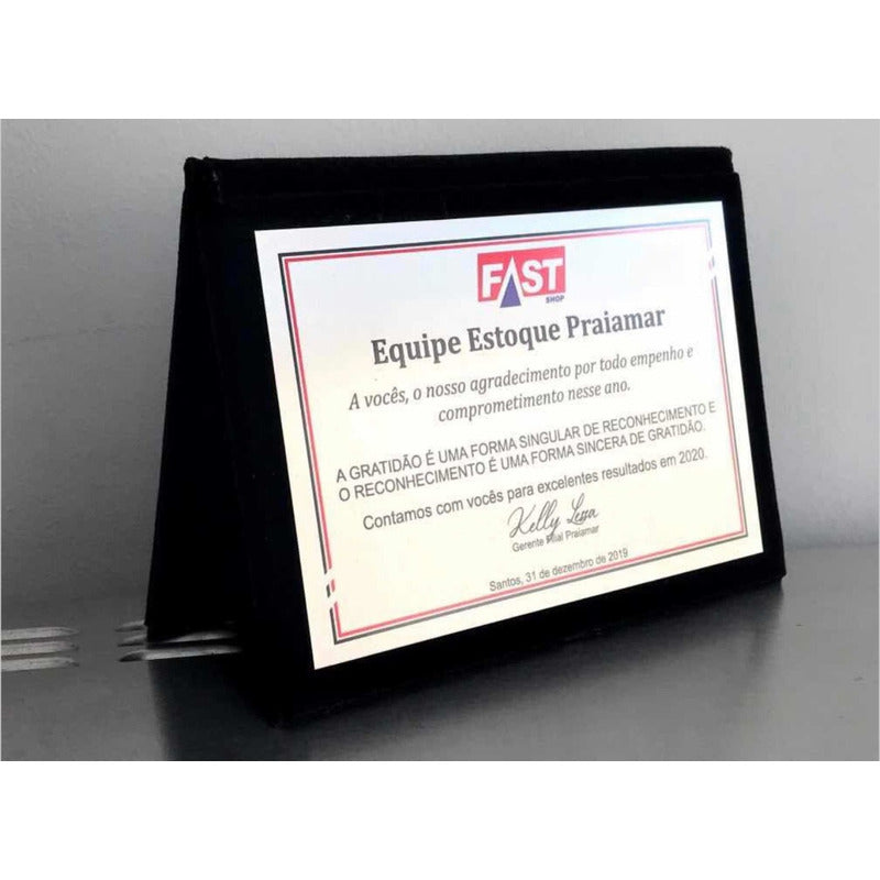 Placa De Homenagem 20x15