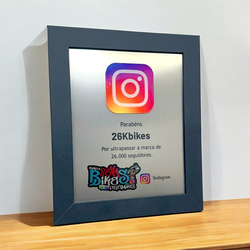 Placa Inscritos Instagram Instagram