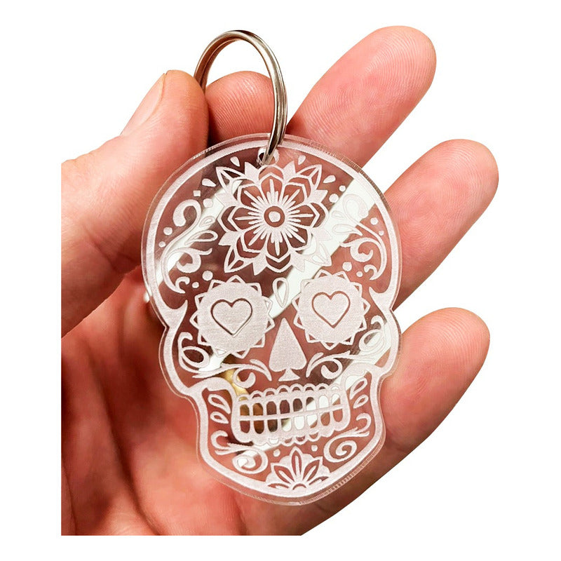 Chaveiro Personalizado Brinde Logo Empresa Acrílico 20un Transparente