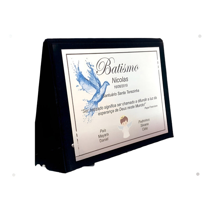 Placa De Homenagem Personalizada