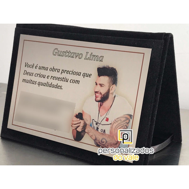 Placa De Homenagem C/ Foto