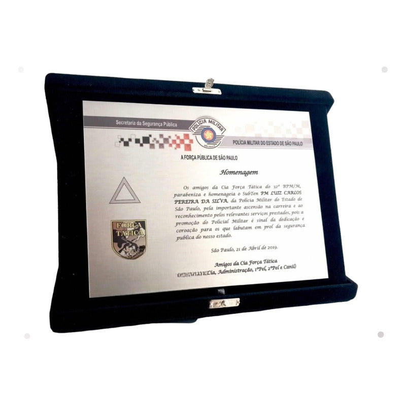 Placa De Homenagem Aposentadoria Top