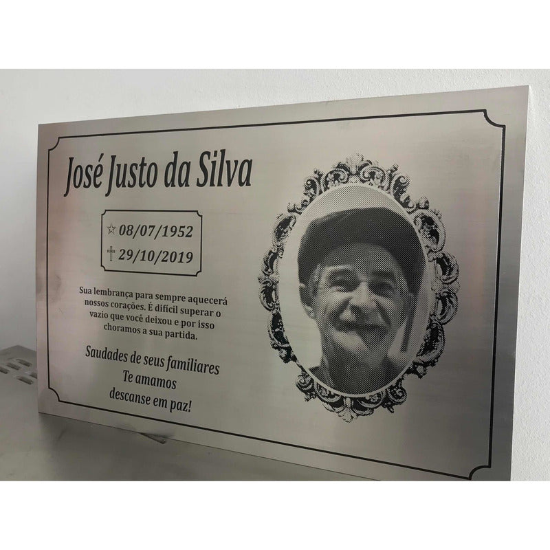 Placa De Cemitério