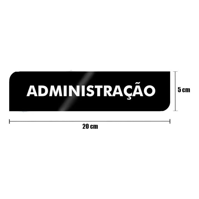 Placa Personalizada Acrílico 20x15 Cm - Placa Sinalização Placa Em Acrílico
