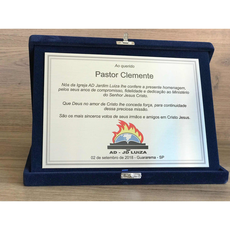 Placa De Homenagem Dia Dos Pais Homenagem/placa Com Foto E Texto