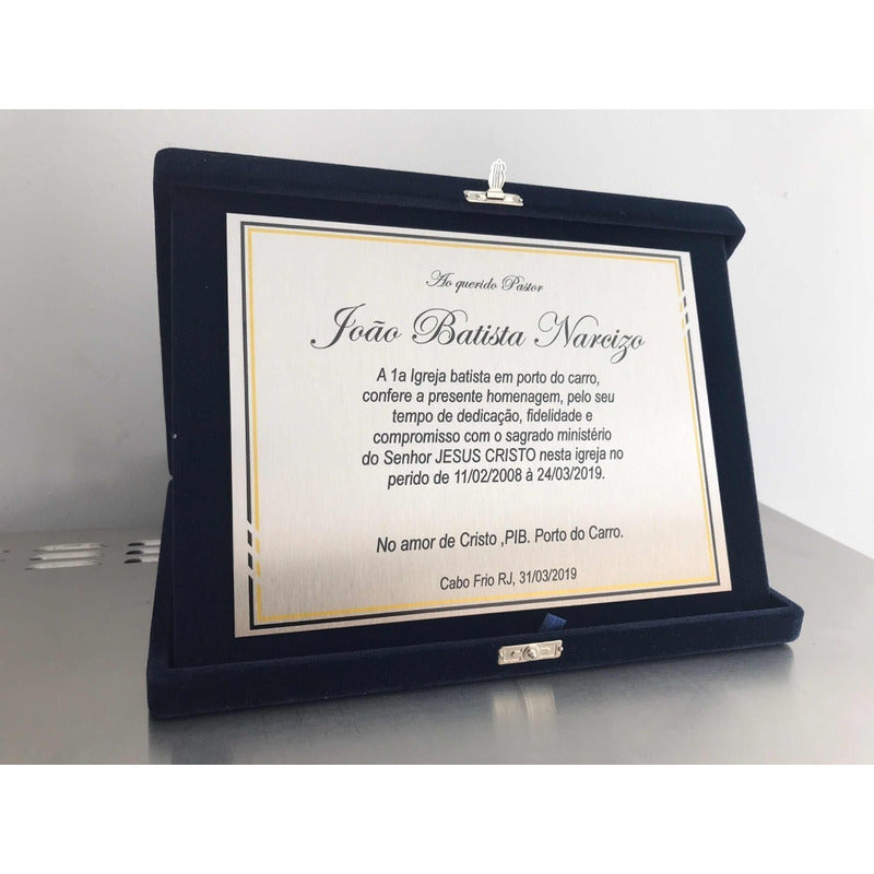Placa De Homenagem Personalizados Do Vale
