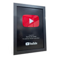 Quadro Decorativo Personalizado Canal Youtube Inscritos