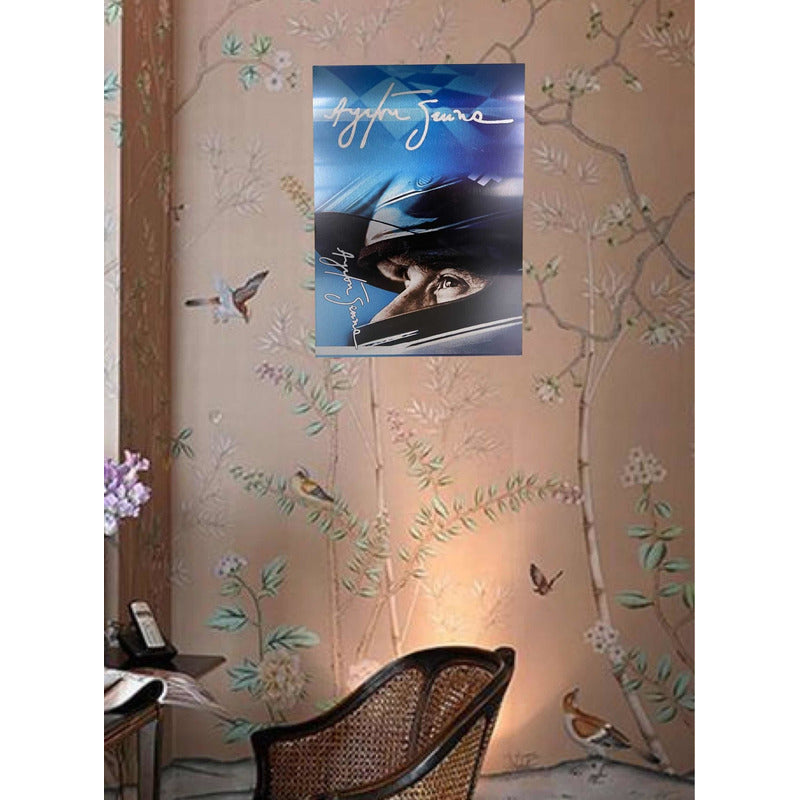 Placa Ayrton Senna - Aço Inox Ayrton Senna