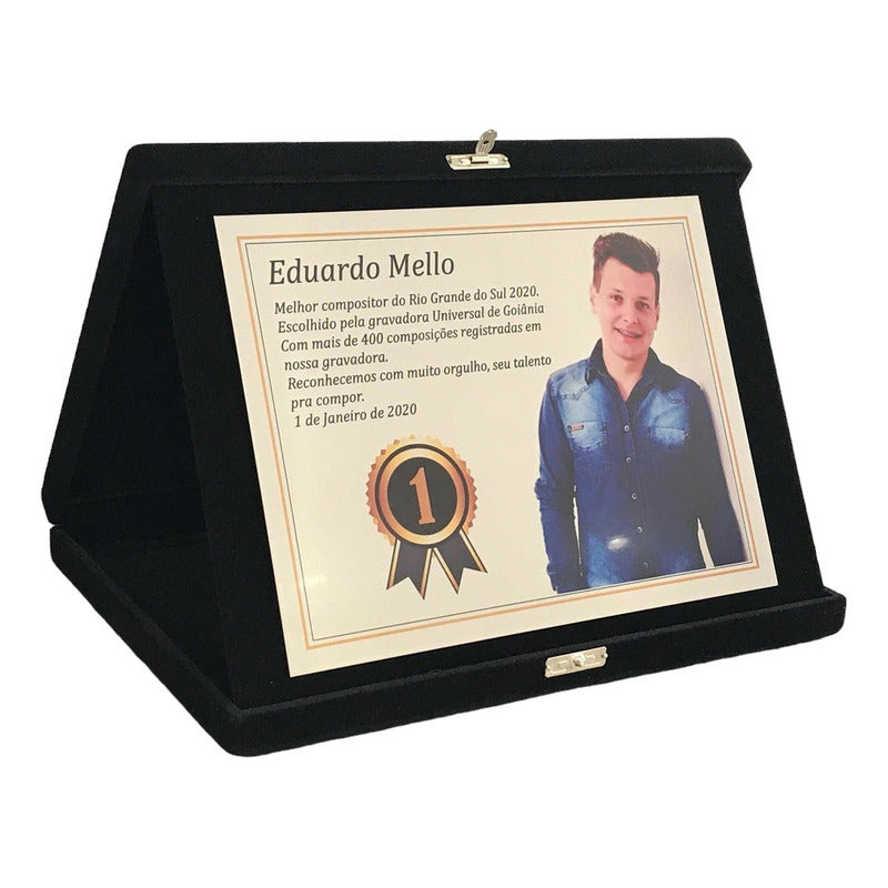Placa De Homenagem Dia Dos Pais Homenagem/placa Com Foto E Texto