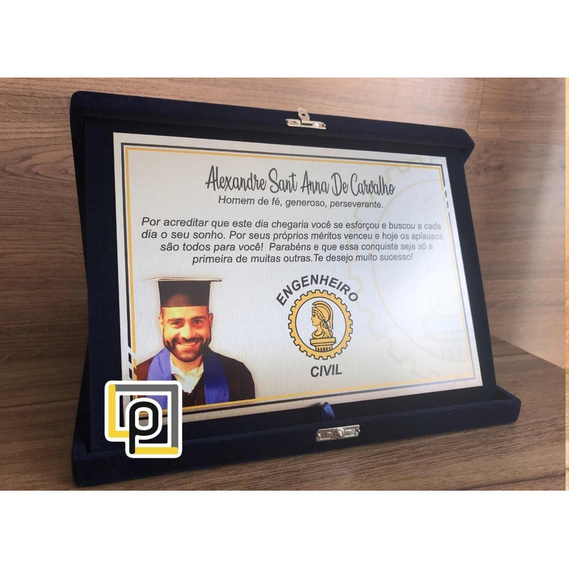 Placa Homenagem Formatura Placa De Homenagem