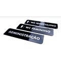 Placa Personalizada Acrílico 20x15 Cm - Placa Sinalização Placa Em Acrílico