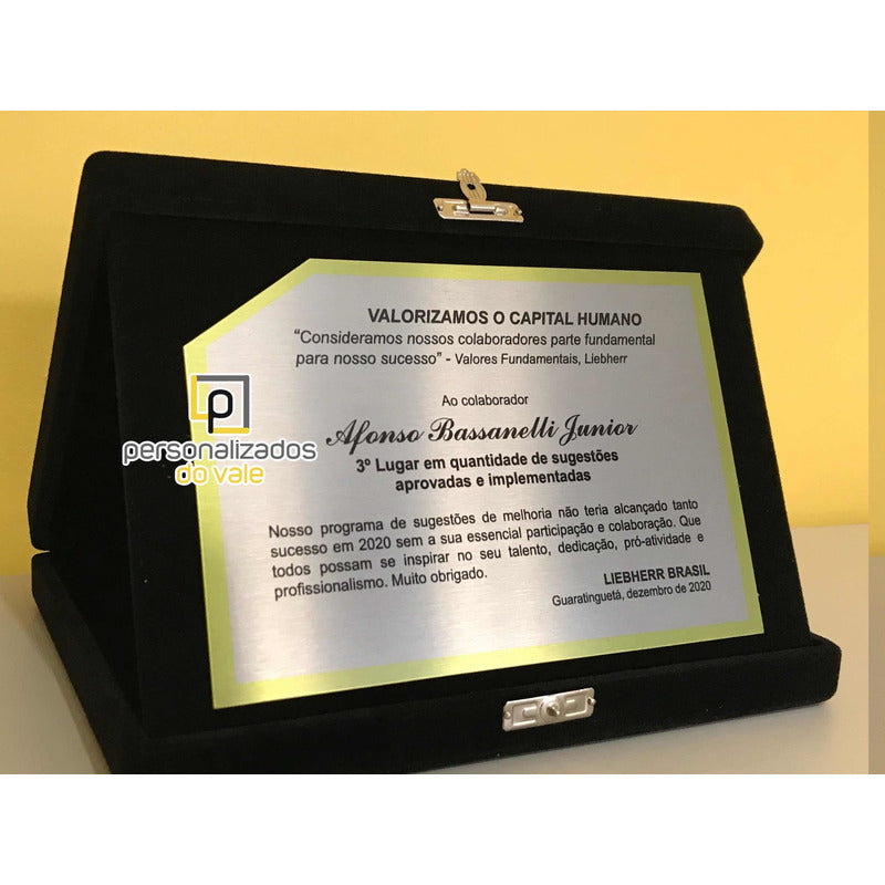 Kit Placa De Aço Inox 1 -20x30 + 8-placas 15x10